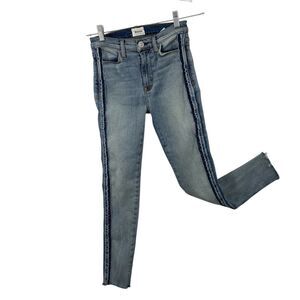 Hudson Jeans High Rise Barbara Super Skinny Custom Reverie Blue Women size 25